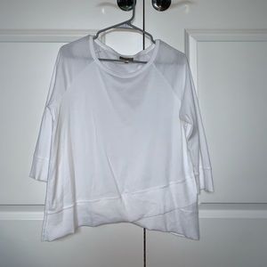 LILLA P plain white long sleeved shirt